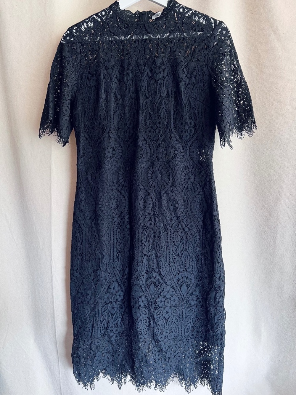 Zalalus Black Knee length lace dress size 10